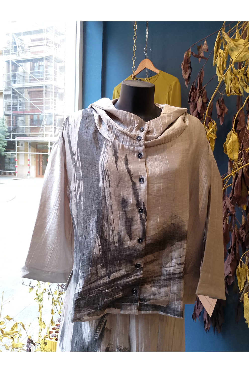 CAMISA OZAI MARFIL